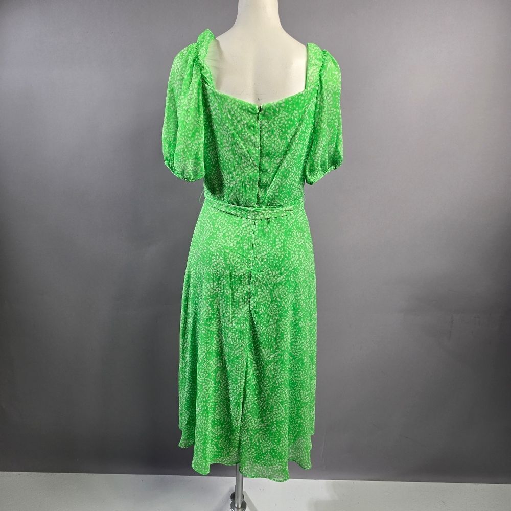 DKNY Vibrant Green Midi Dress R14 - Picture 4 of 5